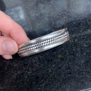 Vintage sterling silver Taxco cuff bracelet